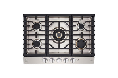 CBGS3028S LG STUDIO 30" UltraHeat™ Gas Cooktop with EasyClean®