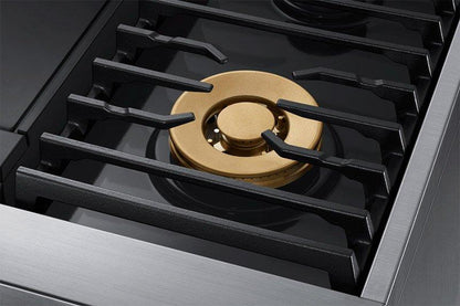 Dacor DOP36M94DPS 36" Pro Dual-Fuel Steam Range, Silver Stainless Steel, Liquid Propane