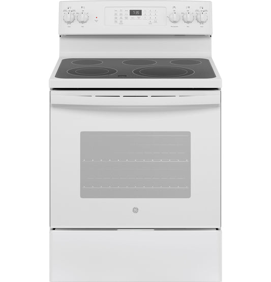 GE® 30" Free-Standing Electric Convection Range with No Preheat Air Fry