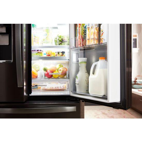 WRF974CIHV Whirlpool® 36-inch Wide Counter Depth French Door-within-Door Refrigerator - 24 cu. ft. - Black Stainless