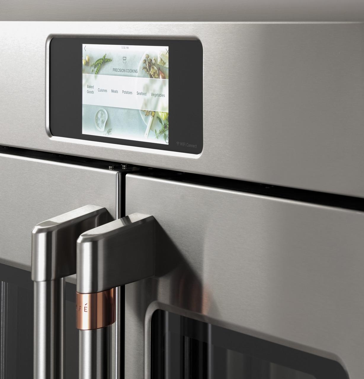 Cafe CTS90FP2NS1 CAF(EBACK)™ Professional Series 30" Smart Built-In Convection French-Door Single Wall Oven