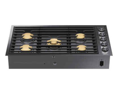 Dacor DTG36M955FM 36" Gas Cooktop, Graphite Stainless Steel, Natural Gas