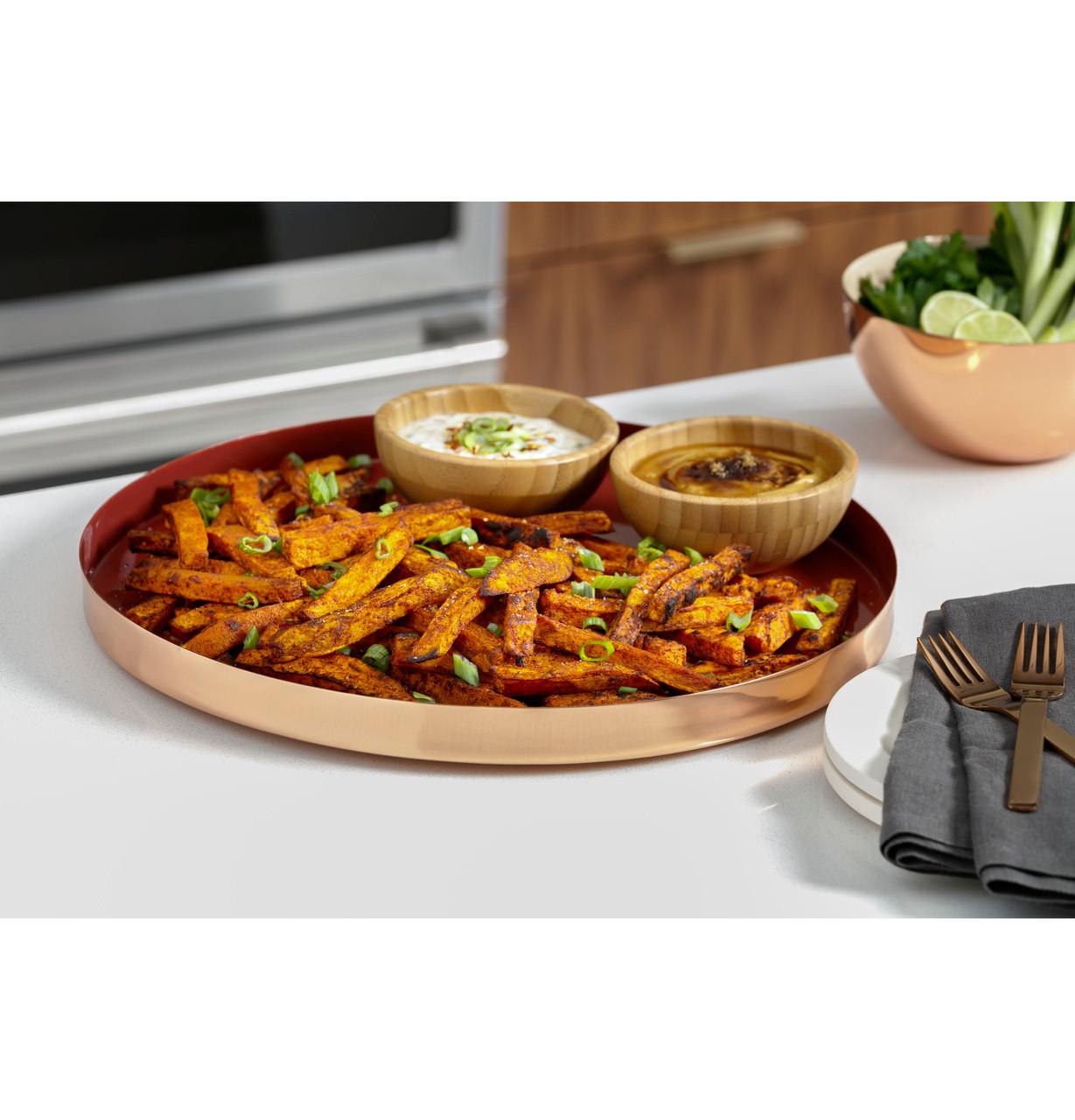 Cafe CES700P4MW2 CAF(EBACK)™ 30" Smart Slide-In, Front-Control, Radiant and Convection Range