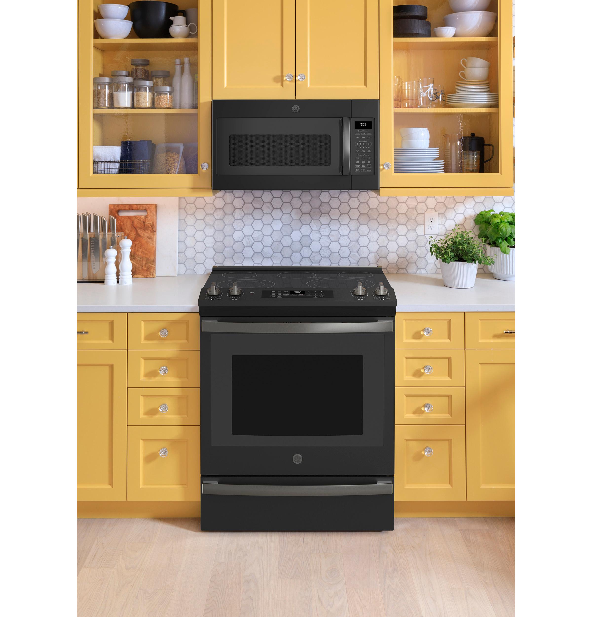 GE® 30" Slide-In Electric Convection Range with No Preheat Air Fry