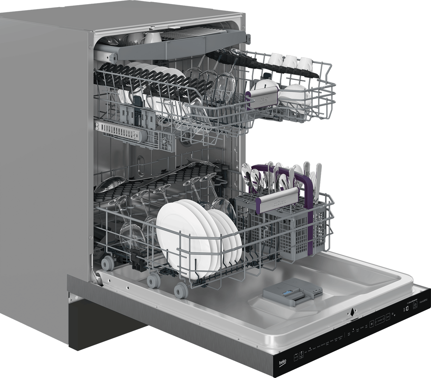 Beko Tall Tub Dishwasher with (16 place settings, 39.0