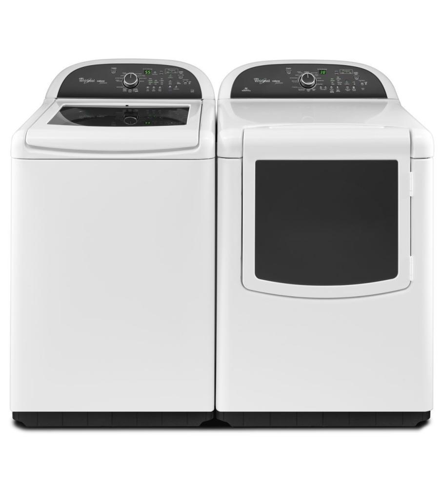 Whirlpool WED8500BW Cabrio® Platinum 7.6 cu. ft. HE Dryer with Enhanced Touch Up Steam Cycle