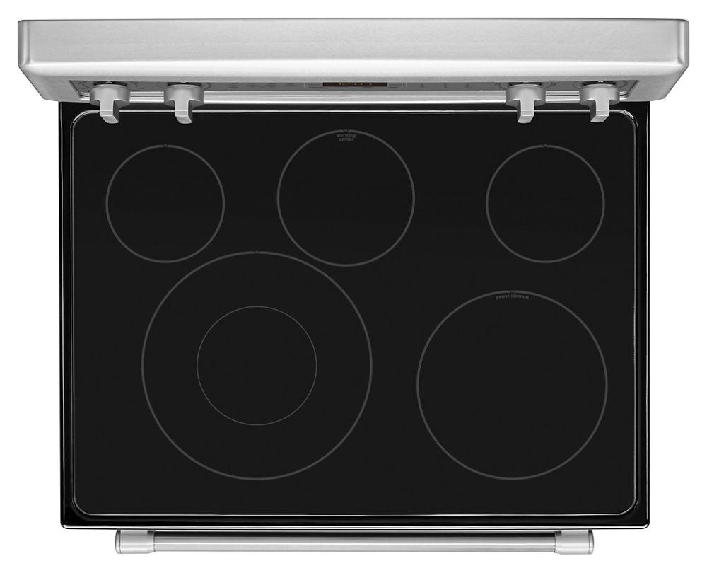 Maytag MER8800DS 30-inch Wide Electric Range with Convection and Power Preheat - 6.2 cu. ft.