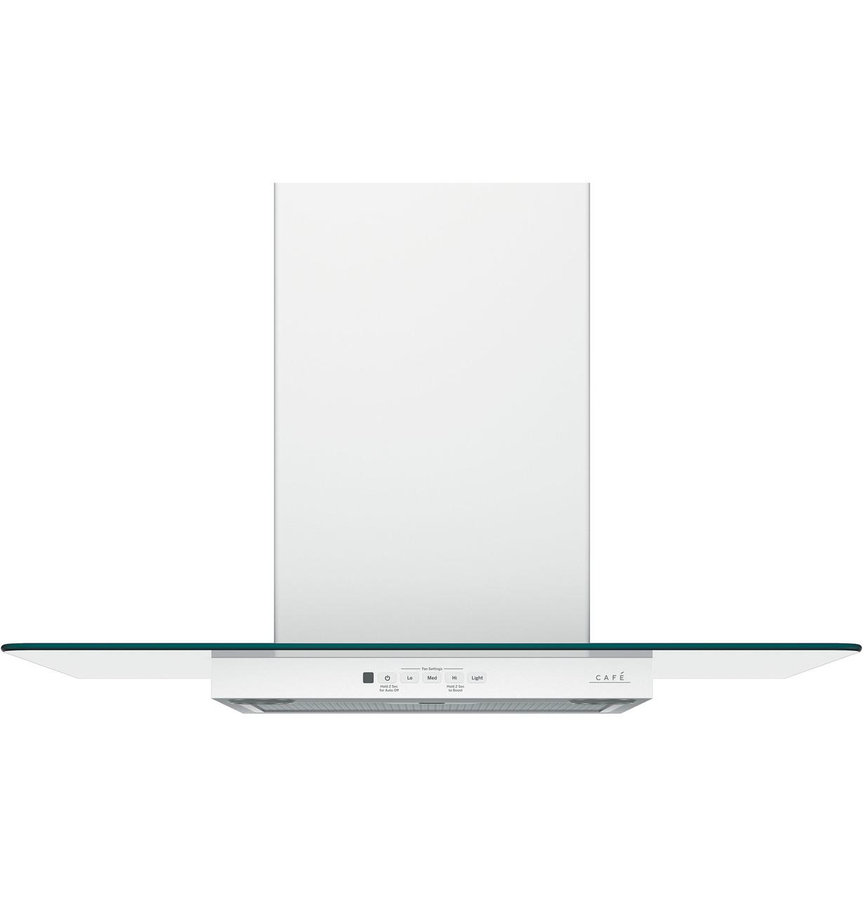 Cafe CVW73014MWM CAF(EBACK)™ 30" Wall-Mount Glass Canopy Chimney Hood