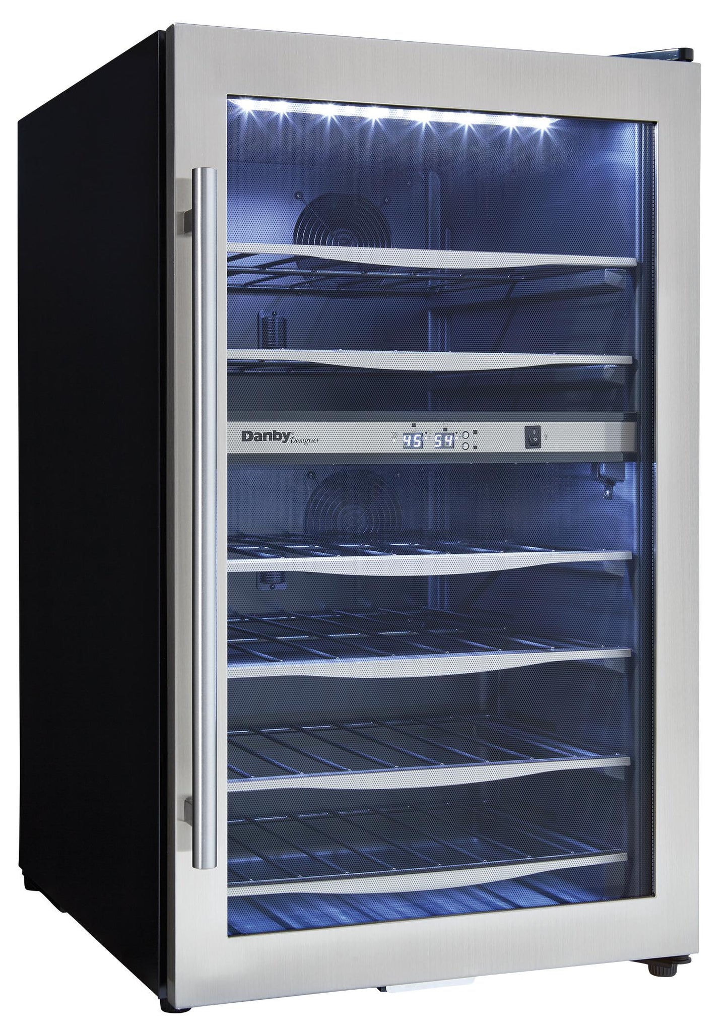 DWC040A3BSSDD Danby 38 Bottle Free-Standing Wine Cooler in Stainless Steel