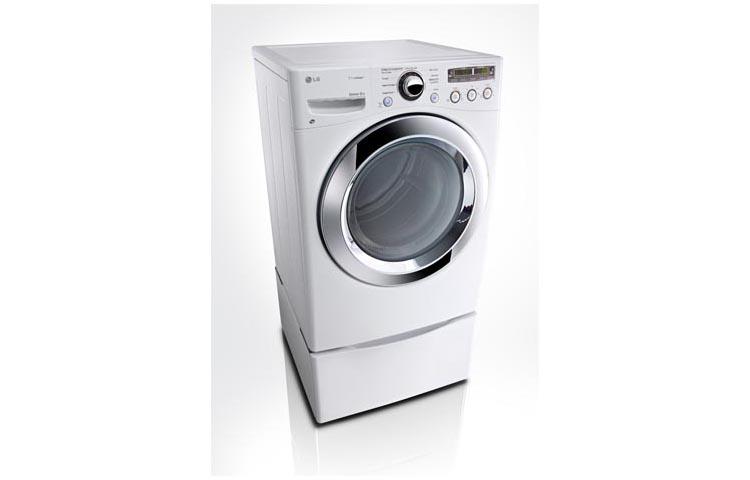Lg DLEX3250W 7.3 cu. ft. Ultra Large Capacity SteamDryer™ with Sensor Dry