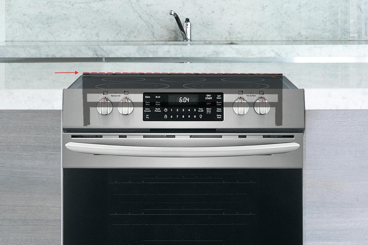 Frigidaire FRIGBKFILL Front Control Freestanding Range Island Trim