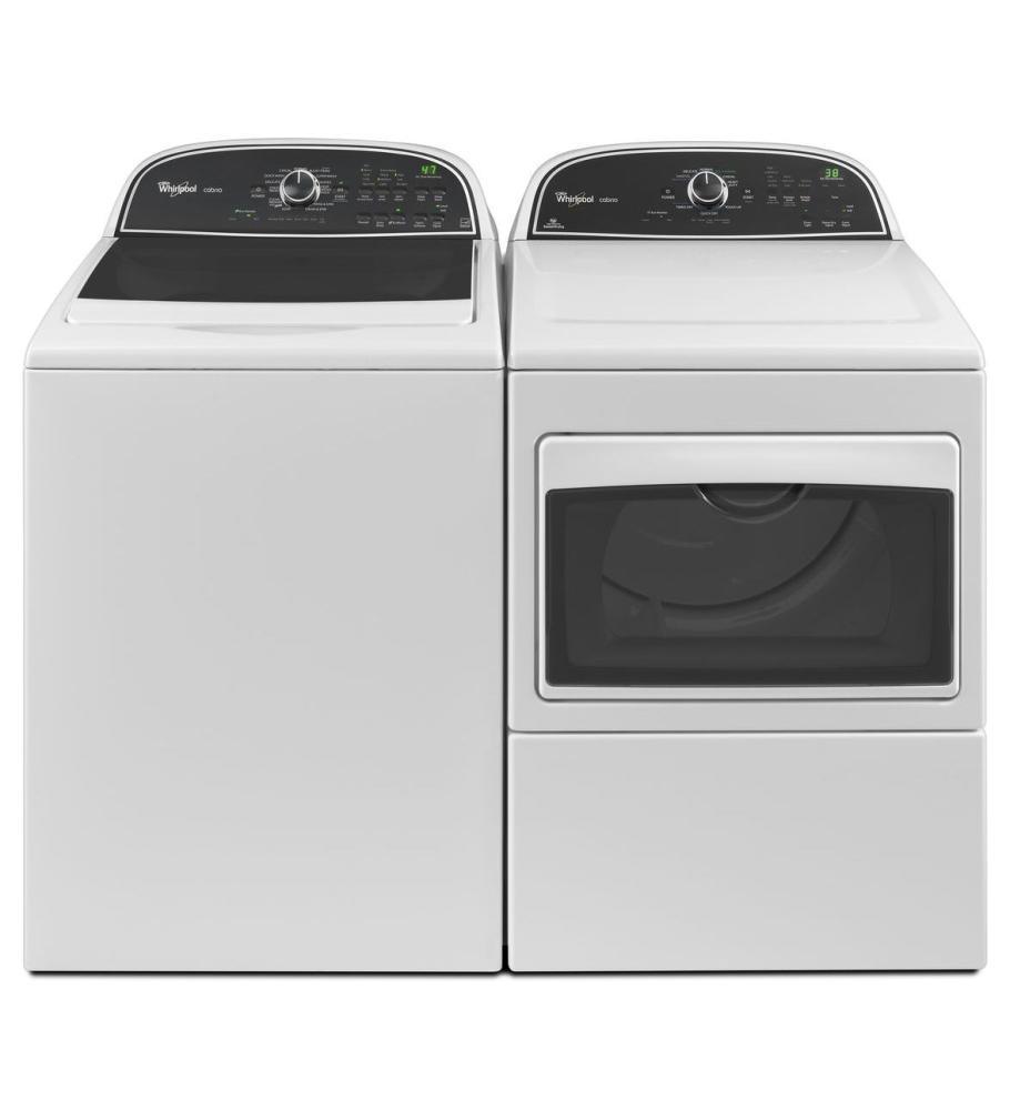 Whirlpool WED5800BW Cabrio® 7.4 cu. ft. HE Dryer with Sanitize Cycle