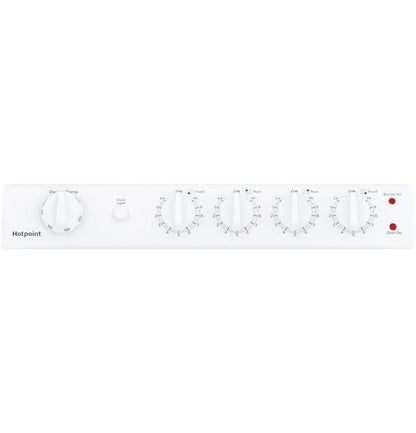 RAS240DMWW Hotpoint® ENERGY STAR® 24" Electric Free-Standing Front-Control Range