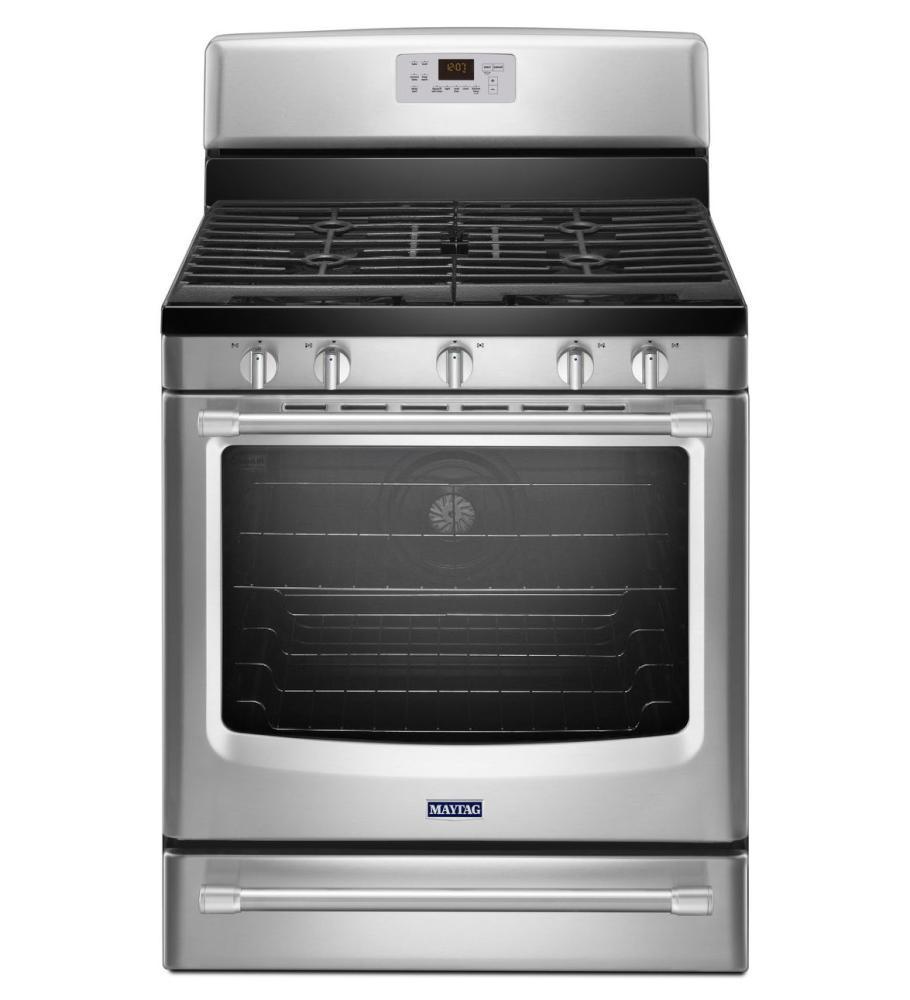 Maytag MGR8700DB 30-inch Wide Gas Range with Convection and Power Burner - 5.8 cu. ft.