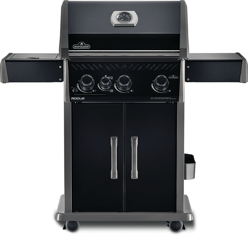 Napoleon Bbq Rogue 425 BE SIB with Infrared Side Burner, Black Edition , Black , Natural Gas