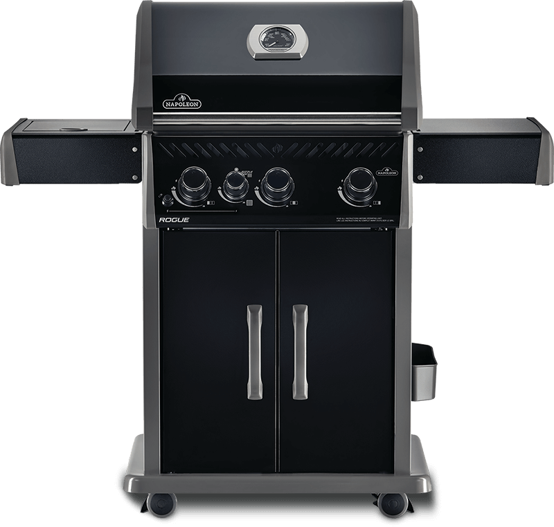 Napoleon Bbq Rogue 425 BE SIB with Infrared Side Burner, Black Edition , Black , Propane