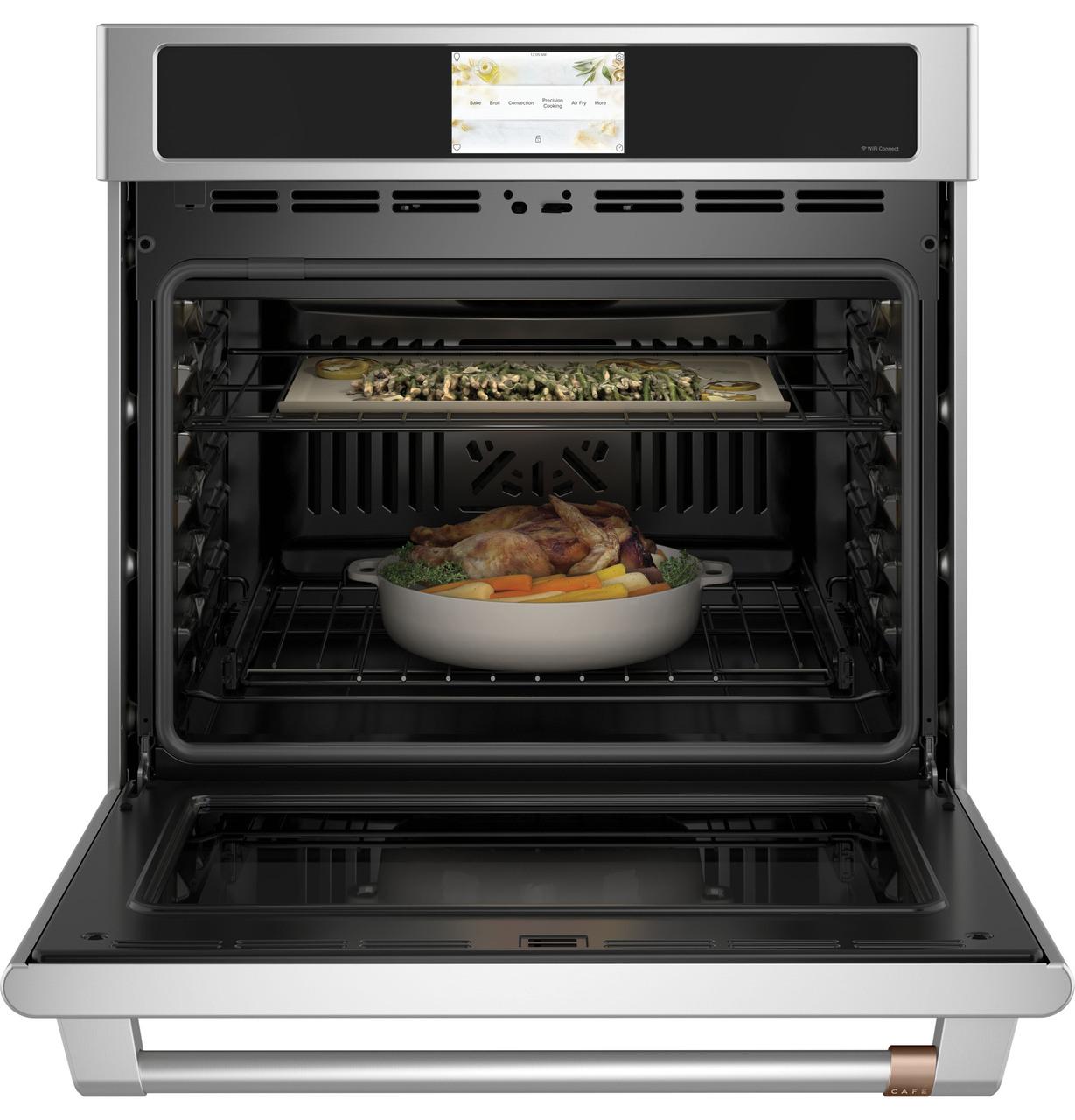 Cafe CTS70DP2NS1 CAF(EBACK)™ 30" Smart Single Wall Oven with Convection
