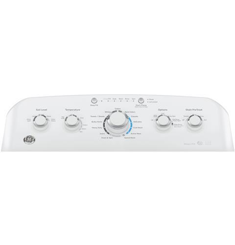 GTW490ACJWW GE® ENERGY STAR® 4.4 cu. ft. stainless steel capacity washer