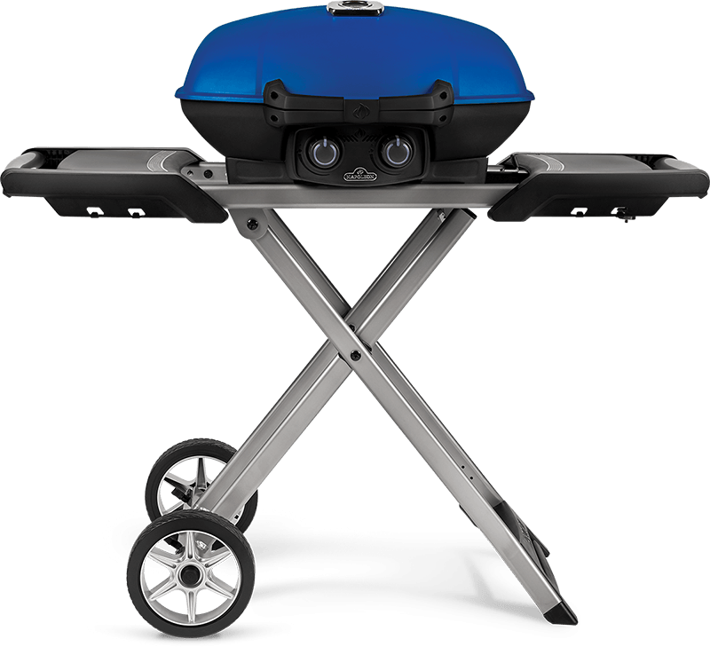 Napoleon Bbq TravelQ 285X with Scissor Cart , Propane, Blue