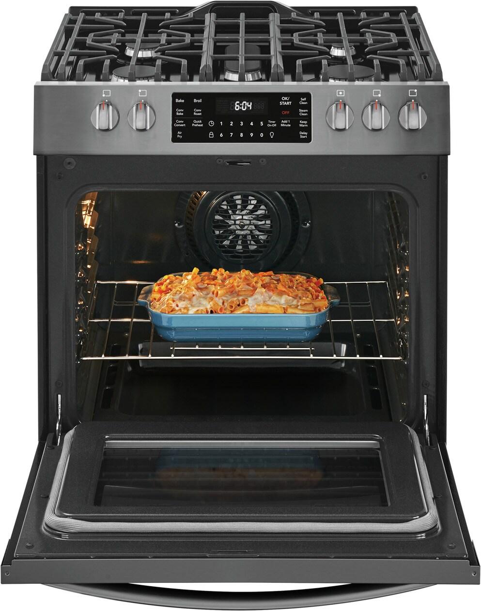 Frigidaire Gallery 30" Front Control Gas Range with Air Fry