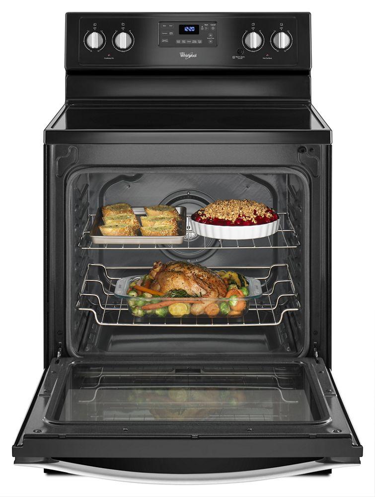 Whirlpool WFE540H0EE 6.4 Cu. Ft. Freestanding Electric Range with AquaLift® Self-Cleaning Technology