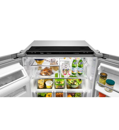 Whirlpool WRF997SDDM 36-inch Wide French Door Refrigerator with CoolVox Kitchen Sound System - 27 cu. ft.