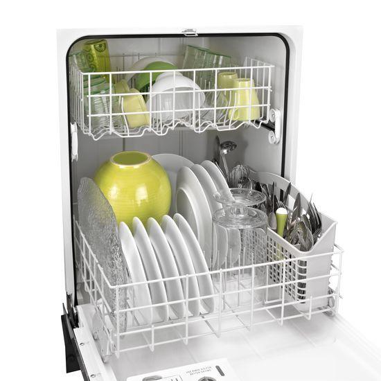 Amana® Dishwasher with Triple Filter Wash System - black