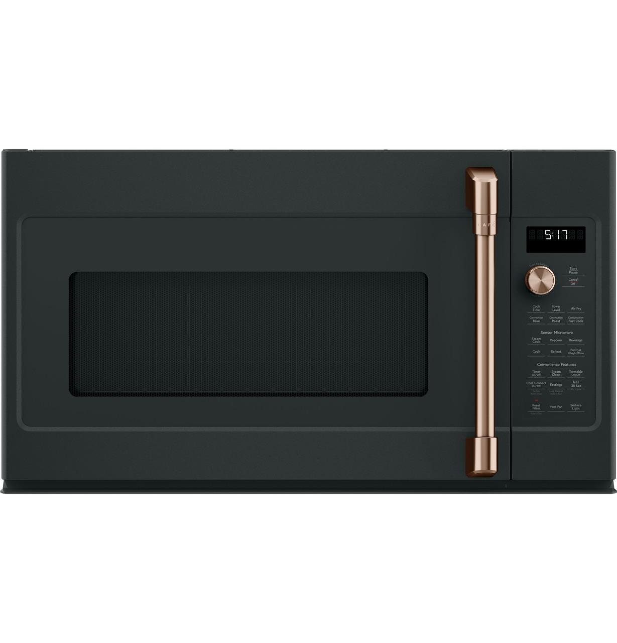 Cafe CVM517P3RD1 CAF(EBACK)™ 1.7 Cu. Ft. Convection Over-the-Range Microwave Oven