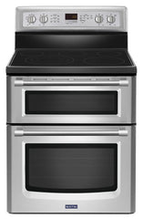 Maytag MET8820DS 30-inch Wide Double Oven Electric Range with Convection - 6.7 cu. ft.