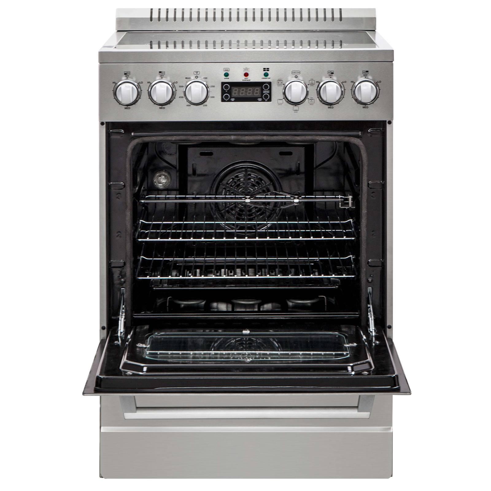 DER24P3S Avanti ELITE Series 24" Electric Range Oven - Stainless Steel / 2.3 cu. ft.