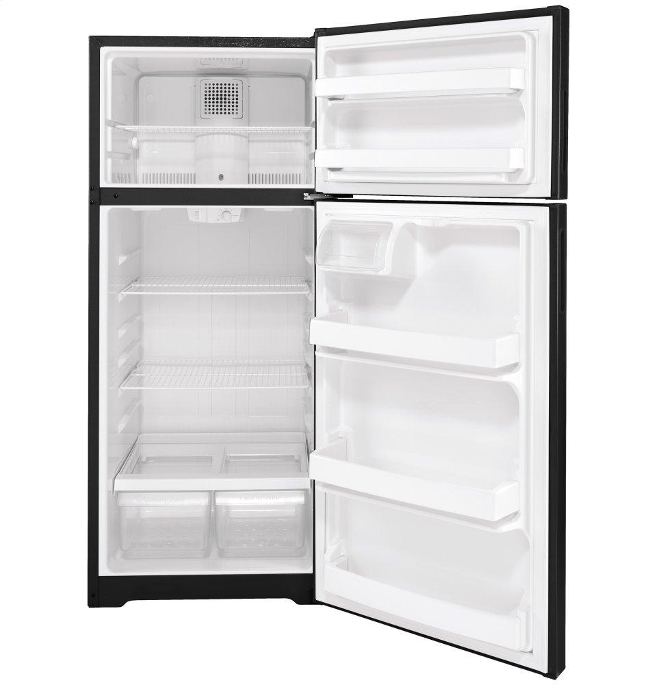 HPS18BTNRBB Hotpoint® 17.5 Cu. Ft. Recessed Handle Top-Freezer Refrigerator