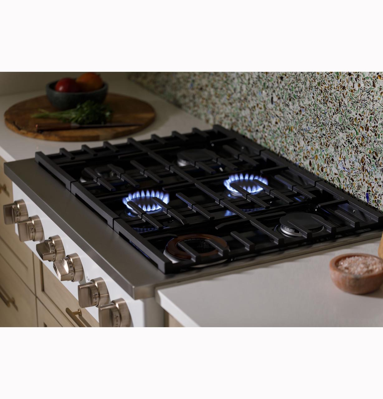 Cafe CGU366P3TD1 CAF(EBACK)™ 36" Commercial-Style Gas Rangetop with 6 Burners (Natural Gas)