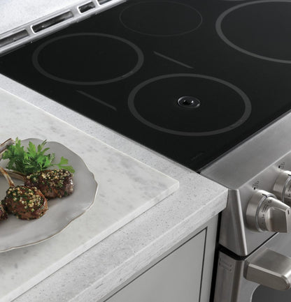 Cafe CHS90XP2MS1 CAF(EBACK)™ 30" Smart Slide-In, Front-Control, Induction and Convection Range with In-Oven Camera