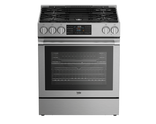 Beko SLGR30532SS 30"" Slide-In Range