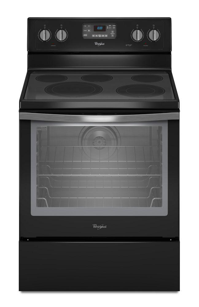 Whirlpool WFE540H0EE 6.4 Cu. Ft. Freestanding Electric Range with AquaLift® Self-Cleaning Technology