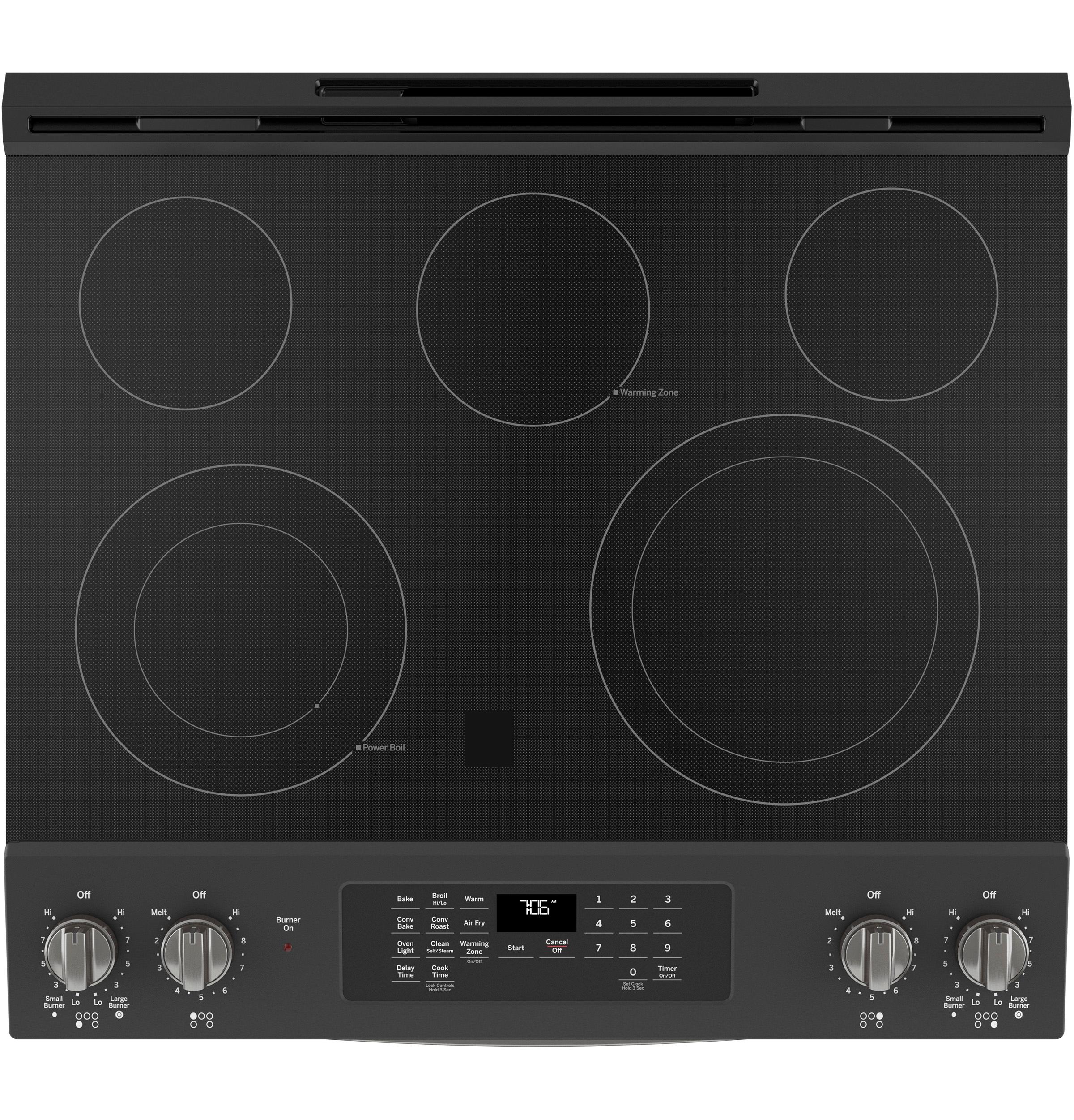 GE® 30" Slide-In Electric Convection Range with No Preheat Air Fry