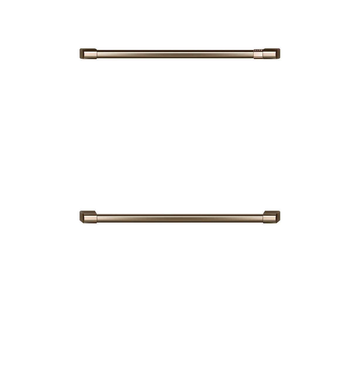 Cafe CXWD0H0PMBZ CAF(EBACK)™ 2 - 30" Double Wall Oven Handles - Brushed Bronze