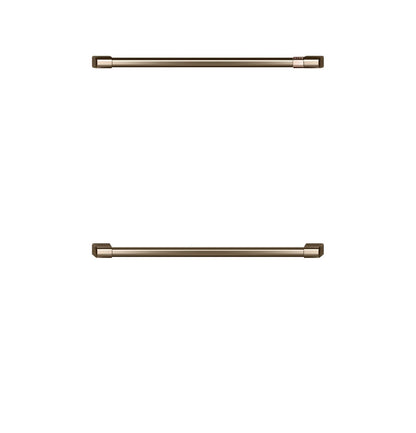 Cafe CXWD0H0PMBZ CAF(EBACK)™ 2 - 30" Double Wall Oven Handles - Brushed Bronze