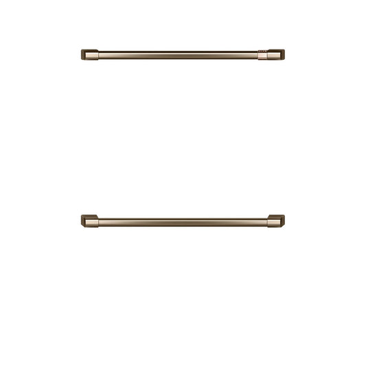 Cafe CXWD0H0PMBZ CAF(EBACK)™ 2 - 30" Double Wall Oven Handles - Brushed Bronze