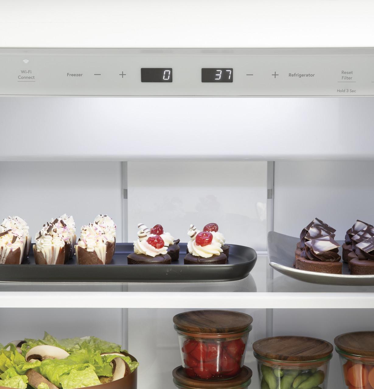 Cafe Caf(eback)™ 42" Smart Built-In Side-by-Side Refrigerator