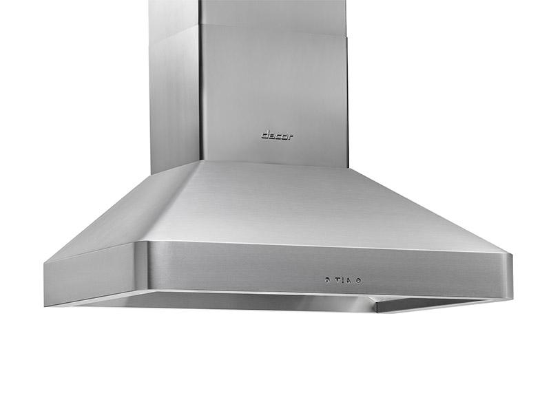 42" Chimney Wall Hood, Silver Stainless Steel