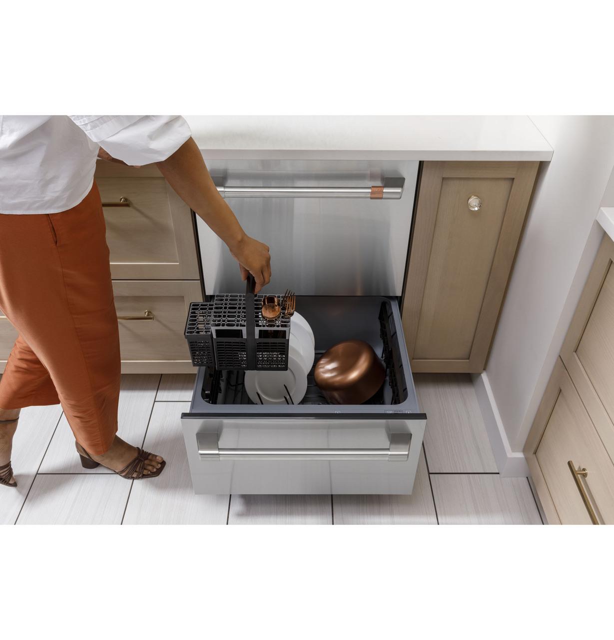 Cafe CDD420P2TS1 CAF(EBACK)™ Dishwasher Double Drawer