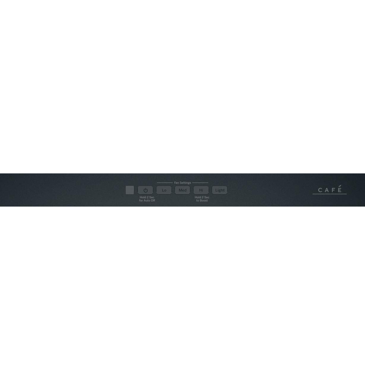 Caf(eback)™ 30" Wall-Mount Glass Canopy Chimney Hood