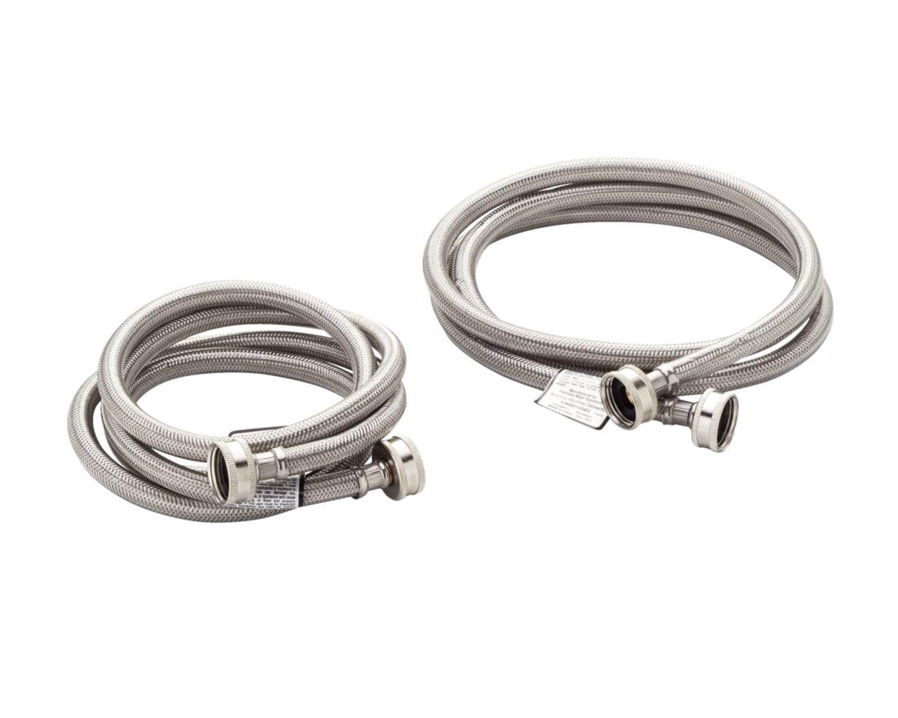 Frigidaire Smart Choice 6' Stainless Steel Braided Fill Hose 2 Pack