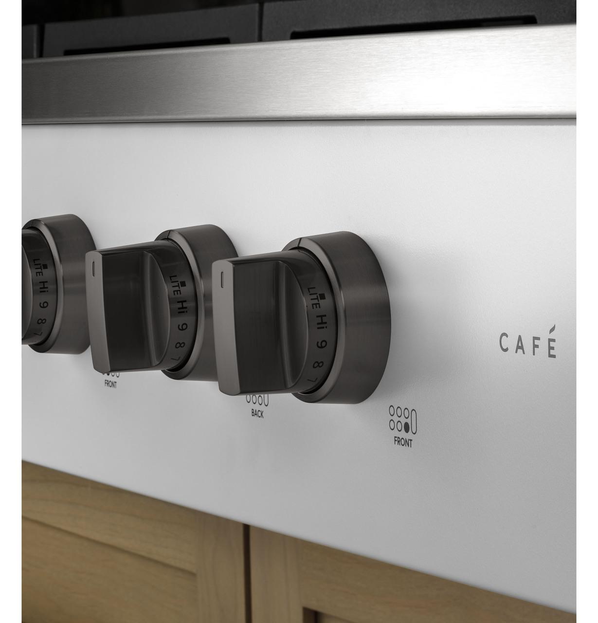 Cafe CGU366P4TW2 CAF(EBACK)™ 36" Commercial-Style Gas Rangetop with 6 Burners (Natural Gas)