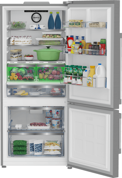 Beko BFBF30216SS 30" Bottom Freezer Refrigerator