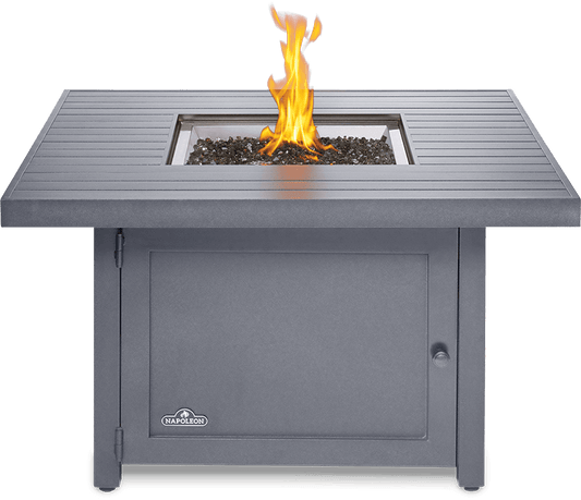 Napoleon Bbq HAMP2GY Hamptons Square Patioflame Table Fire Table , Propane, Grey