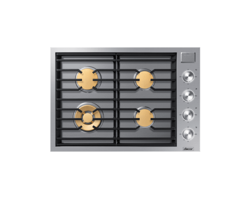 Dacor 30" Gas Cooktop, Silver Stainless Steel, Natural Gas