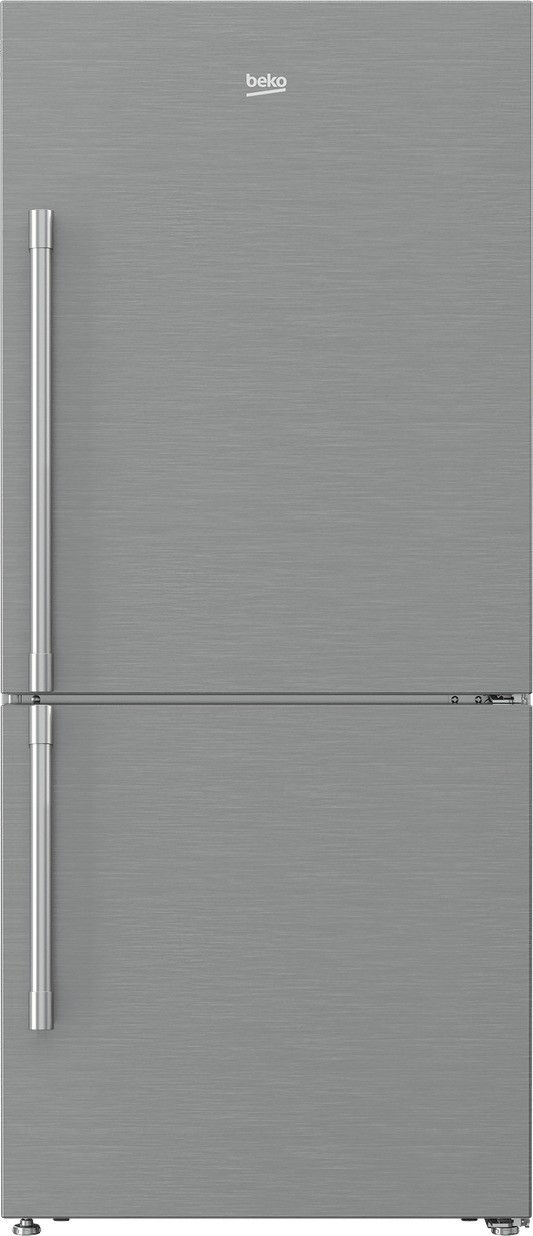 30" Freezer Bottom Stainless Steel Refrigerator with Auto Ice Maker