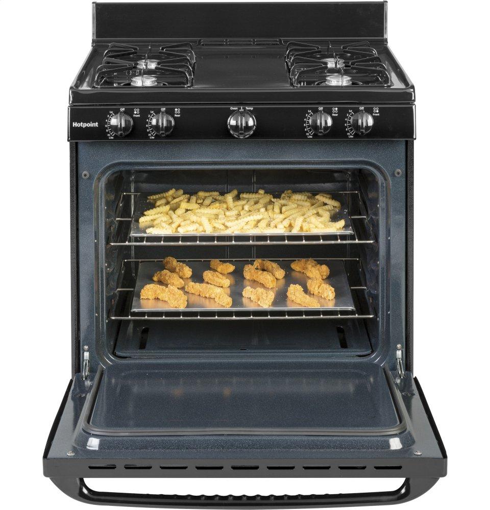 RGBS100DMBB Hotpoint® 30" Free-Standing Gas Range